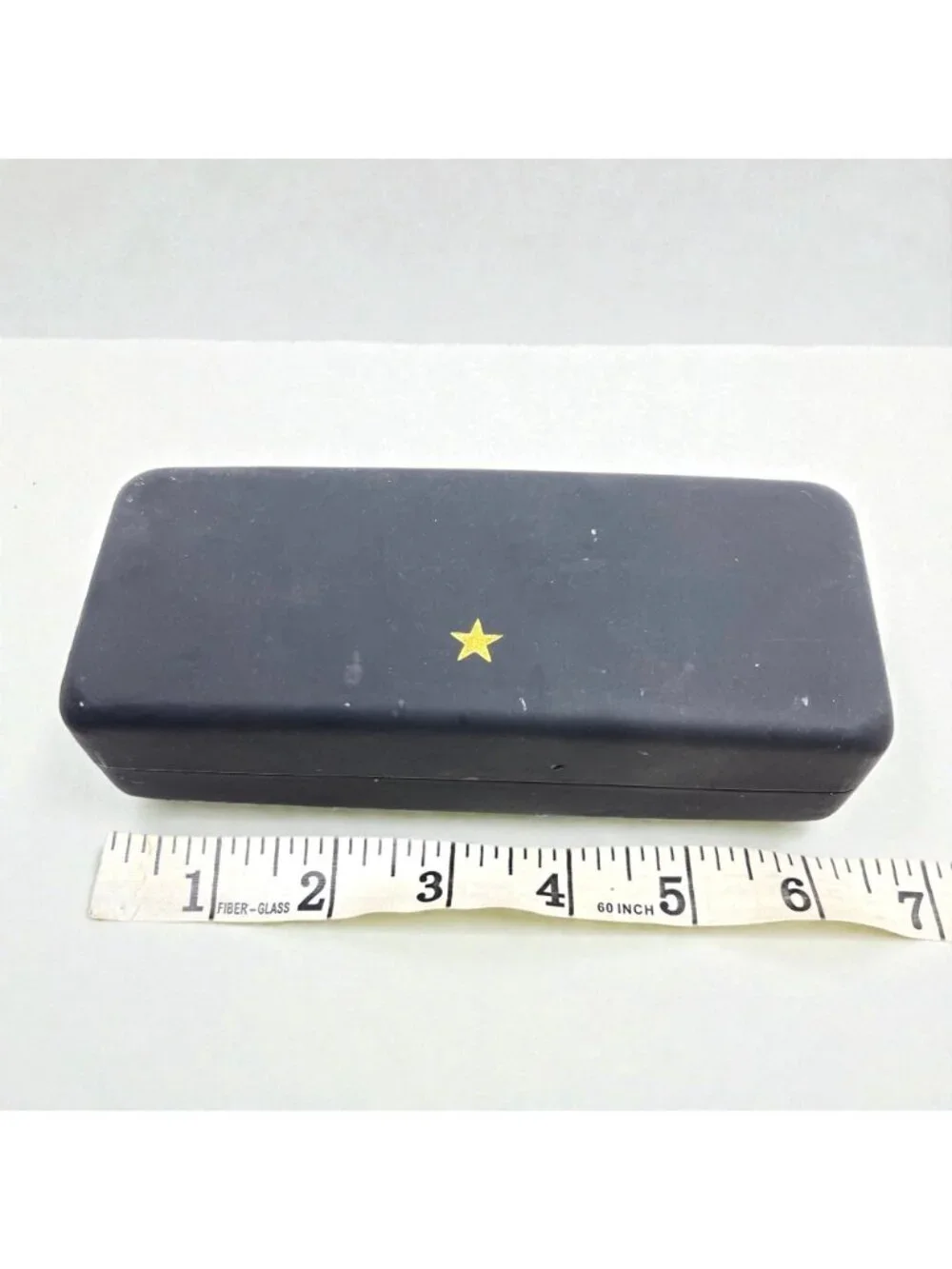 Elton John Black Hard Shell Glasses Case With Gold Star & Logo 6